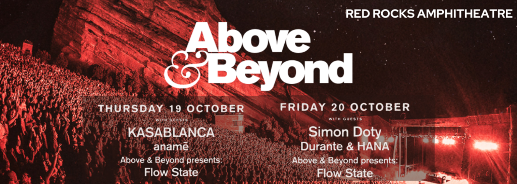 Above & Beyond at Red Rocks Amphitheatre