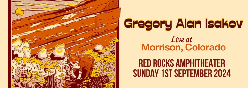 Gregory Alan Isakov at Red Rocks Amphitheatre