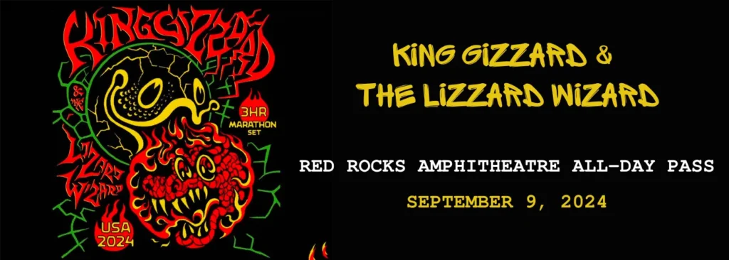 King Gizzard and The Lizard Wizard at Red Rocks Amphitheatre