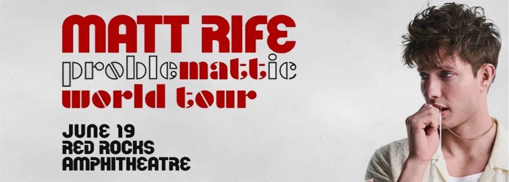 Matt Rife at Red Rocks Amphitheatre