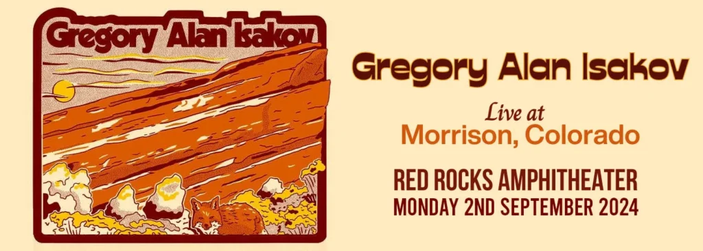 Gregory Alan Isakov at Red Rocks Amphitheatre