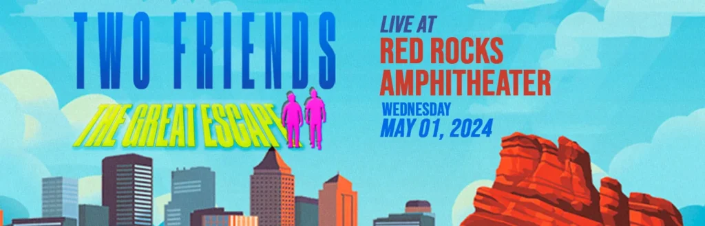 Two Friends at Red Rocks Amphitheatre