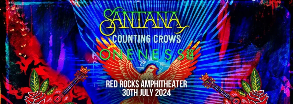 Santana & Counting Crows at Red Rocks Amphitheatre