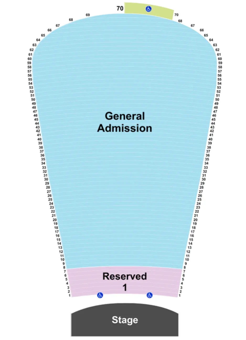red rocks amphitheater simple seating