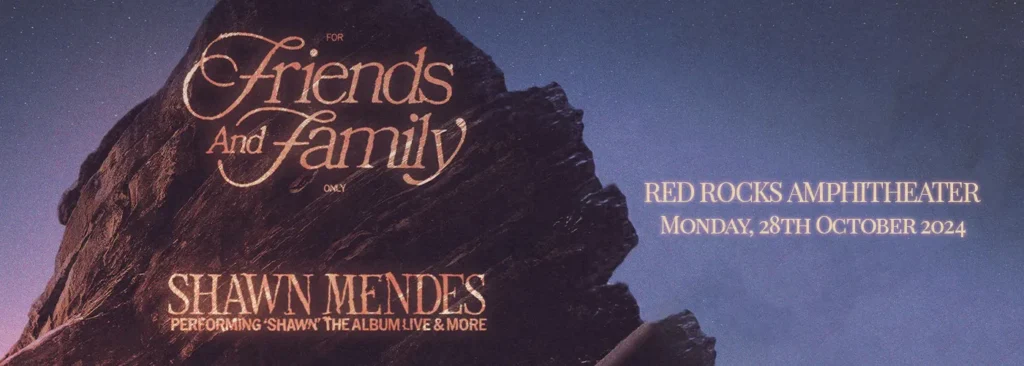 Shawn Mendes at Red Rocks Amphitheatre