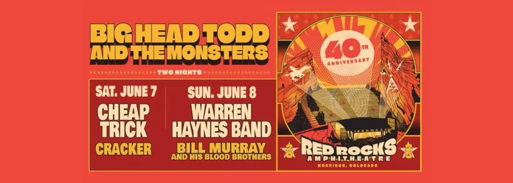 Big Head Todd and The Monsters at Red Rocks Amphitheatre