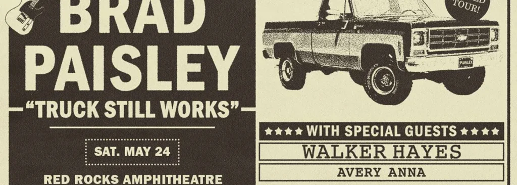 Brad Paisley at Red Rocks Amphitheatre