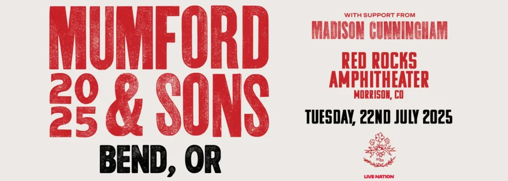 Mumford & Sons at Red Rocks Amphitheatre
