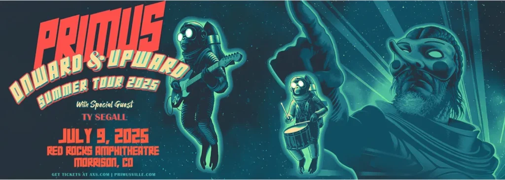 Primus & Ty Segall at Red Rocks Amphitheatre