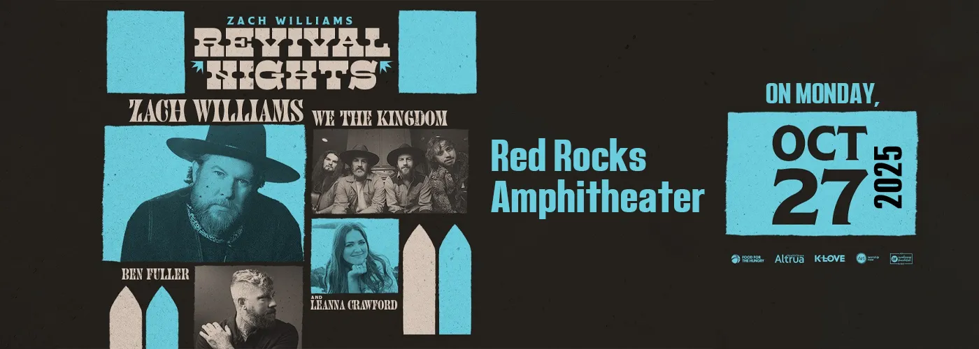 Zach Williams, We The Kingdom, Ben Fuller & Leanna Crawford