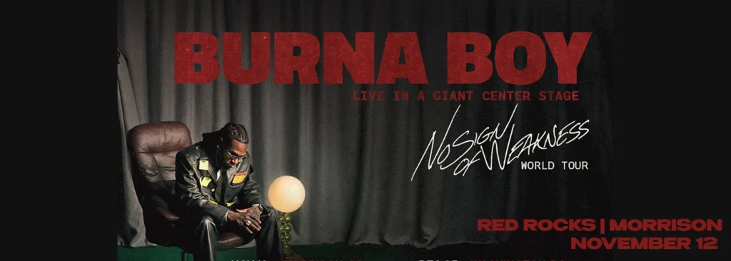 Burna Boy at Red Rocks Amphitheatre