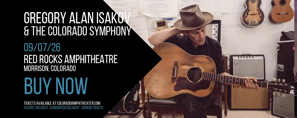 Gregory Alan Isakov & The Colorado Symphony at Red Rocks Amphitheatre