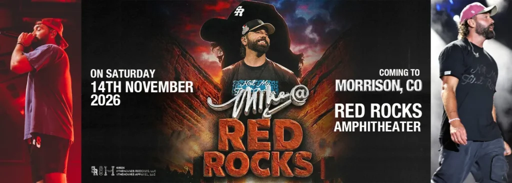 mike. at Red Rocks Amphitheatre