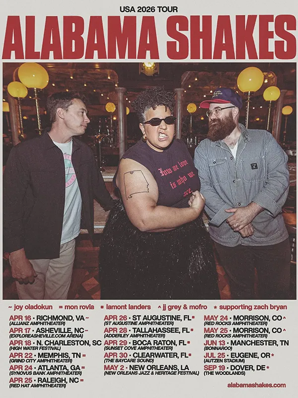 Alabama Shakes & JJ Grey and Mofro tickets