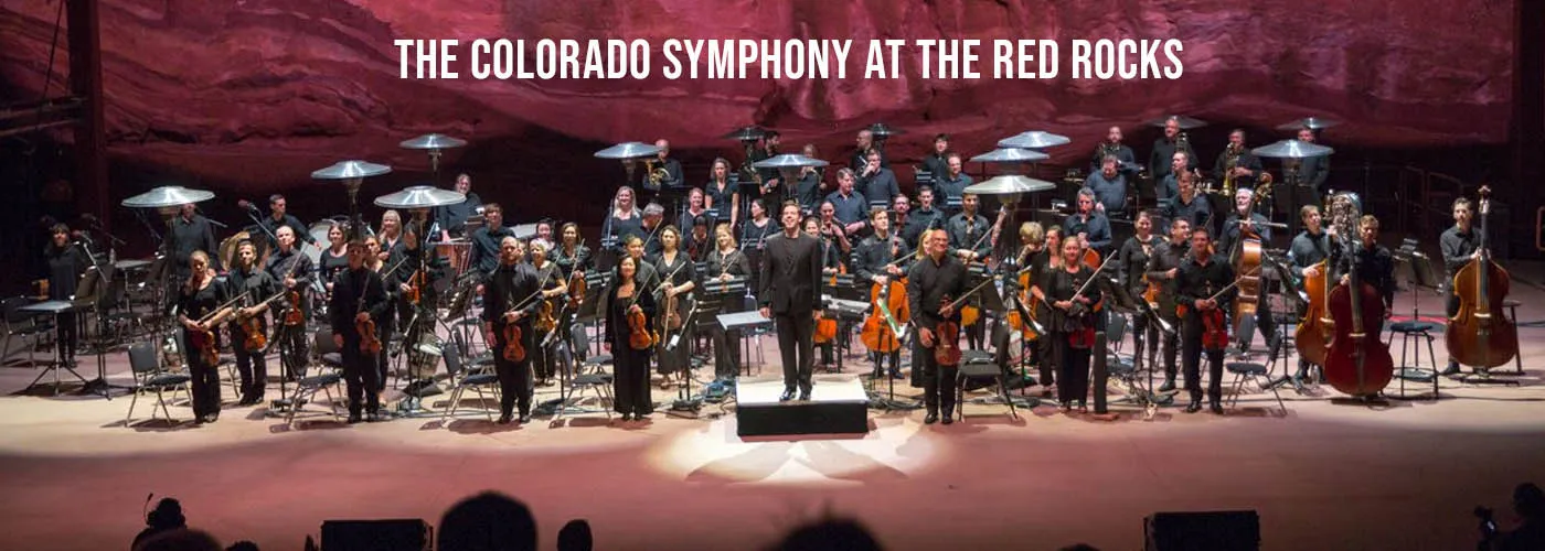 red rocks Colorado Symphony