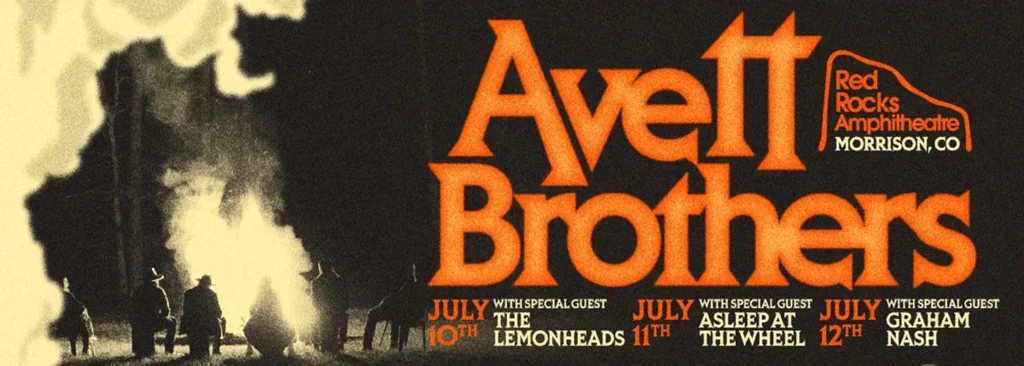 The Avett Brothers at Red Rocks Amphitheatre