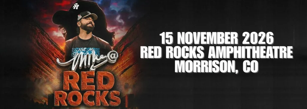 mike. at Red Rocks Amphitheatre