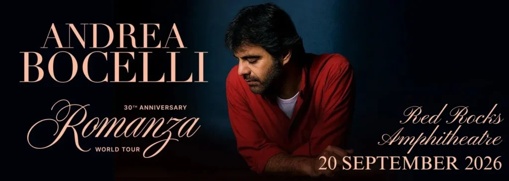 Andrea Bocelli at Red Rocks Amphitheatre