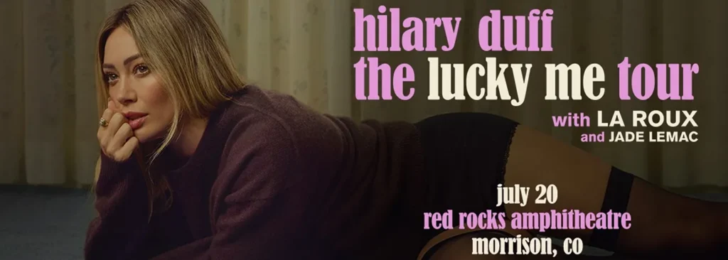 Hilary Duff at Red Rocks Amphitheatre