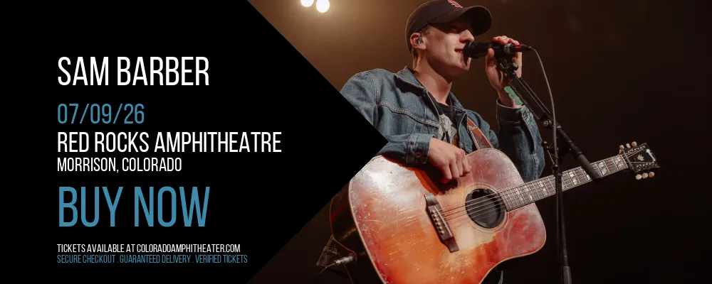 Sam Barber at Red Rocks Amphitheatre