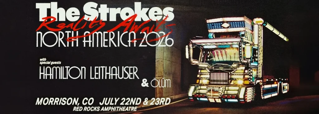 The Strokes at Red Rocks Amphitheatre