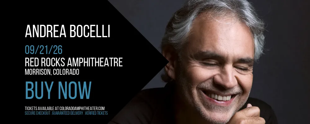 Andrea Bocelli at Red Rocks Amphitheatre