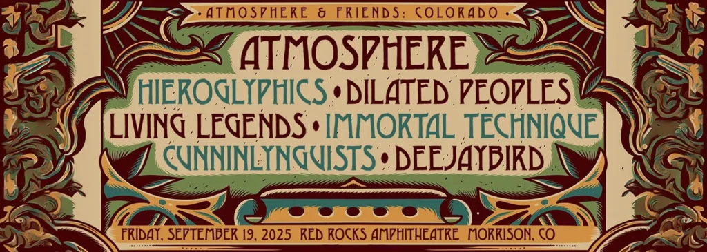 Atmosphere and Friends at Red Rocks Amphitheatre